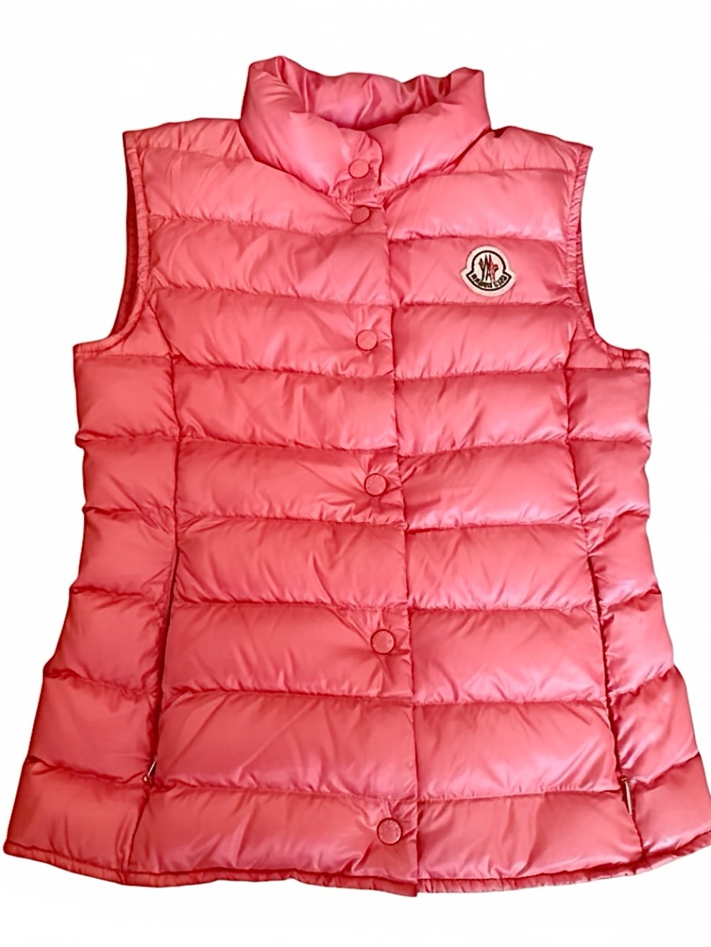Moncler Enfant Girls Pink Down Liane Vest Size 10